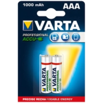 1x2 Varta Rechargeable Accu AAA Ready2Use NiMH 100