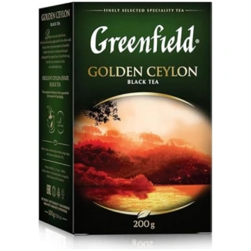 GREENFIELD GOLDEN CEYLON | Melnā nefasētā tēja 200