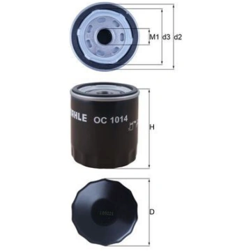 KNECHT OC1014 Eļļas filtrs