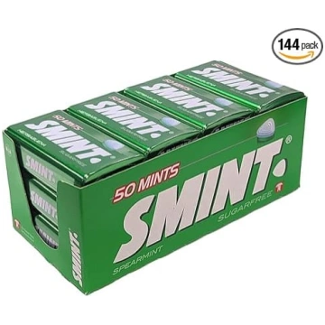SMINT piparmētru pastilas | 12 metāla bundžiņas ar