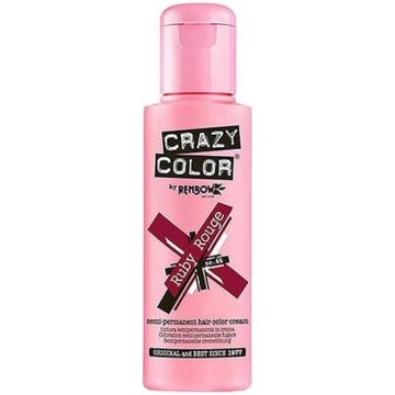 Vidēji noturīga matu krāsa Ruby Rouge Crazy Color 