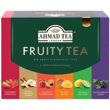Tēju izlase AHMAD FRUITYTEA, 60 x 2 g maisiņi paci