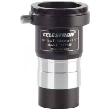 Celestron 1.25" Barlow lēca un T-adapteris
