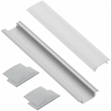 LED sloksnes profils GTV Glax Įfrezuojamas PA-ZGLA
