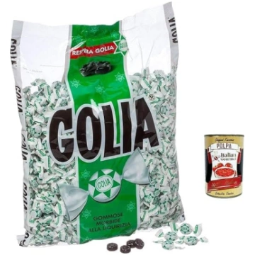 Golia Farfallina Gumijas konfektes, lakricas aromā