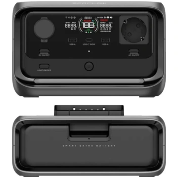 Komplekts: EcoFlow River 3 Plus akumulatora stacij