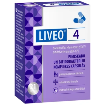 LIVEO 4 kapsulas, 21 gab. SAGITUS