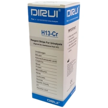 Dirui Urīna teststrēmeles H13Cr (+ mikroalbumīns u