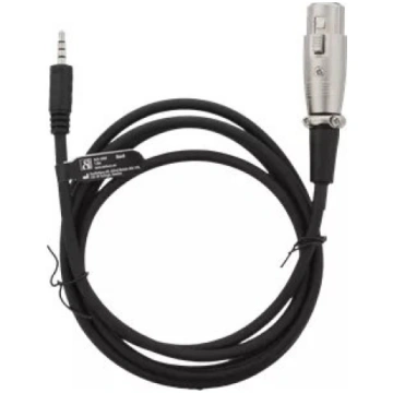 Adaptera kabelis DELTACO XLR (3-pinu) uz 3,5 mm TR