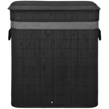 Veļas kaste Springos HA0159, 100 l, melna krās., 6