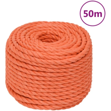 Darba virve, oranža, 24 mm, 50 m, polipropilēns