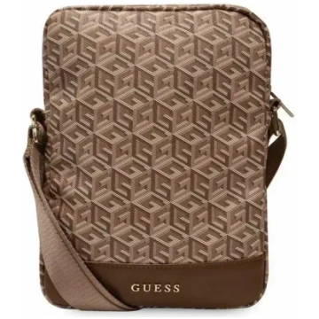 Guess GCube Stripe planšetes soma 10" – brūna