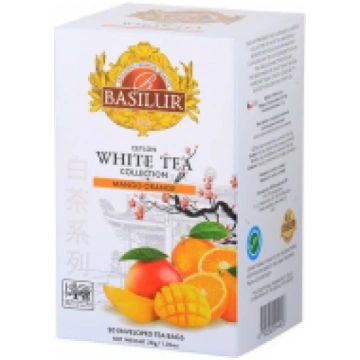 Baltā tēja Basilur Premium White Tea ar mango un a