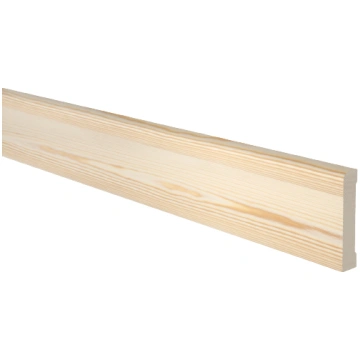 Grīdlīste 10x58x2400mm, masīvs, priede