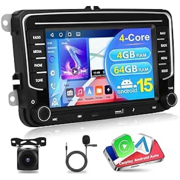 Apple CarPlay auto radio 4G+64G VW/Seat/Skoda/Pass