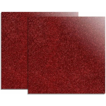XTOOL 3MM RED GLITTER ACRYLIC SHEETS (2-PACK)