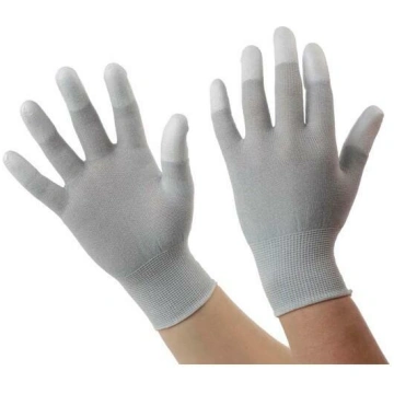 Protective gloves; Size: M; ESD; grey (bright) | A