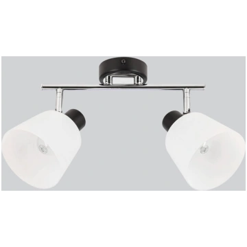 Griestu lampa Candellux Biloba 2x40W E14 stikla pl