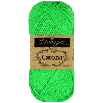 Catona /Scheepjes/ 50g #602 "Neona zaļš"