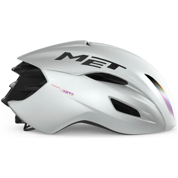 Casco Met Manta mips - bianco olografico lucido
