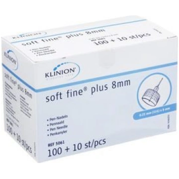 Insulīna adatas Soft Fine® Plus, 110 gab