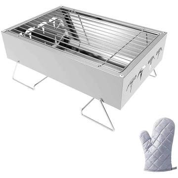 PNAJFUEL Bbq Grils iekštelpu grils ar kokogļu sali