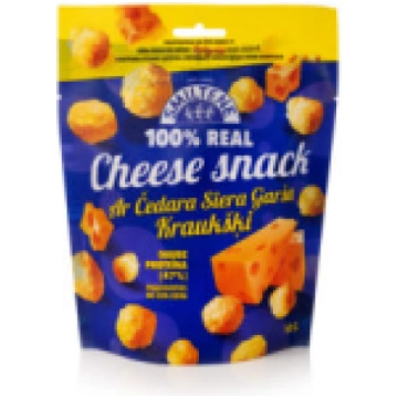 CHEESE SNACK Kraukšķi ar čedara siera garšu Smilte