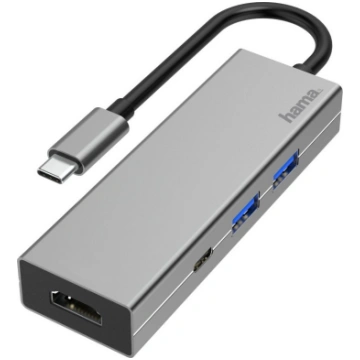 Stacija/replikators Hama Multiport Usb-c (00200107