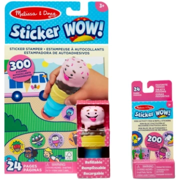 Radošais komplekts Sticker Stamp & Pad — Spinmaste