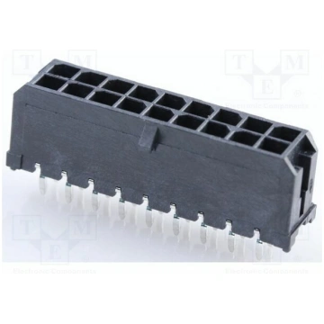 Connector: wire-board; plug; male; PIN: 18; MICRO;