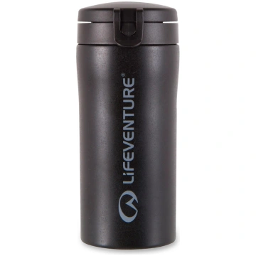 Termokrūze Lifeventure FlipTop, 0.3 l, melns krās