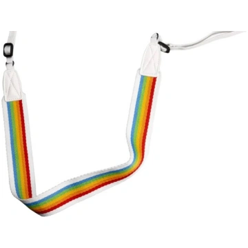 POLAROID kameras siksna plakana (Rainbow White) (C