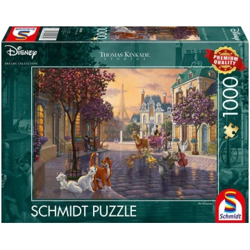 Schmidt Spiele Puzzle Disney, The Aristocats 1000 