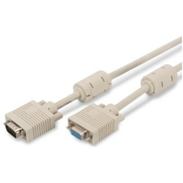 Assmann VGA extension cable HD15 M/F 3.0m 2xferrit