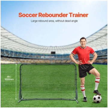 Futbola atsitienu tīkls Vevor, 100x186 cm Nav norā