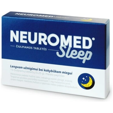 Uztura bagātinātājs Neuromed Sleep tab. N15 Valent