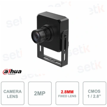 2MP 2.8mm Pinhole Optics - 2MP Full HD CMOS sensor