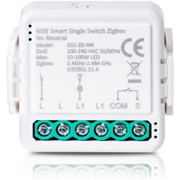 GISE Smart Single Relay modulis (bez N) Zigbee | T