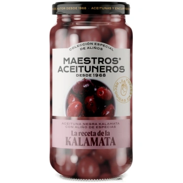 Sarkanās olīvas Kalamata ar kauliņiem MAESTROS ACE