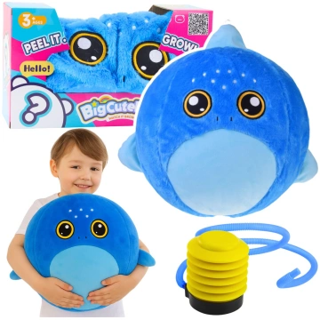 Mīkstās rotaļlietas - Growing Plush Blue Shark Jum