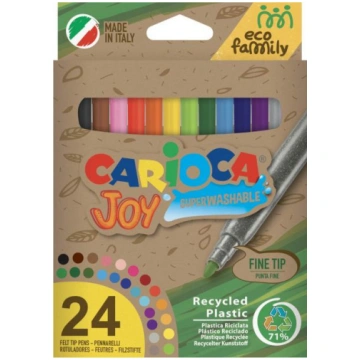 Flomasteri CARIOCA JOY ECOFAMILY, 24gab 200-13624