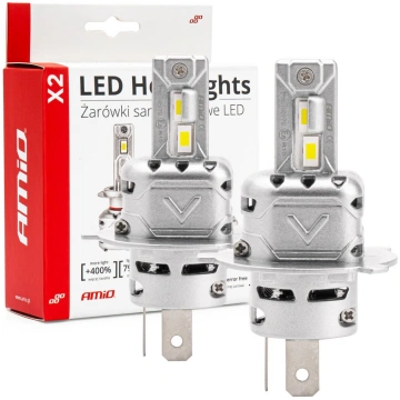 LED Auto spuldzes Headlights X2 Series H4/H19 AMiO