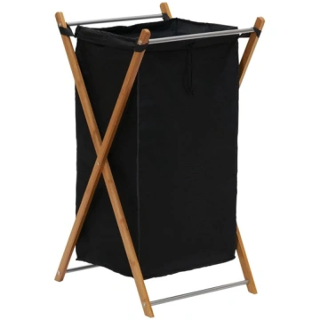 Household Essentials X-Frame veļas kaste, bambusa 