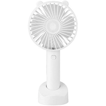 Mini galda ventilators USB AG906A, balts - mini fa