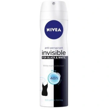 Nivea Antiperspirants sprejs Black & White Invisib