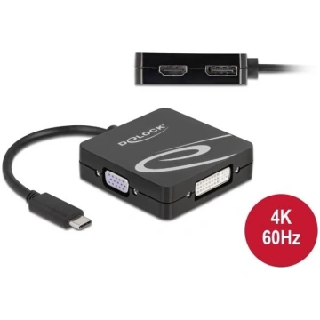 Delock USB Type-C™ adapter for a VGA, DVI, HDMI or