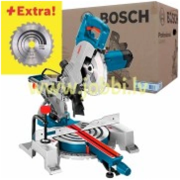 Bosch GCM 80 SJ slīdrāmja leņķzāģis + papildus dis