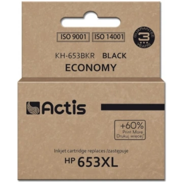 Actis KH-653BKR Ink Cartridge (replacement for HP 