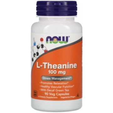 L-Theanine 100 mg Now Foods 90 vcaps