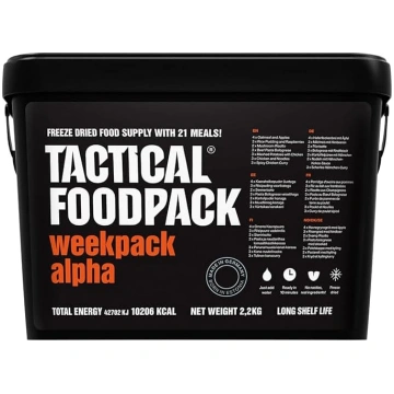 Tactical Foodpack Alpha Weekpack (21 ēdiens) - Sal